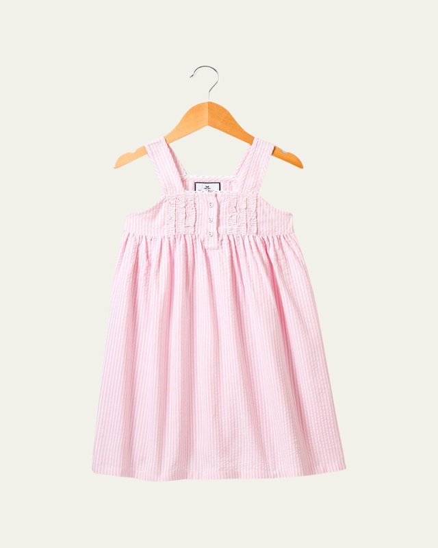 Charlotte Seersucker Nightgown, Size 6M-